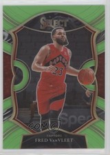 2020-21 Panini Select Concourse Neon Green Prizm 72/75 Fred VanVleet #29 08ee