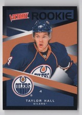 2010-11 Upper Deck Victory BLACK Taylor Hall Rookie Edmonton Oilers #350