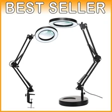 3 Color Modes Lighted Magnifier with Stand