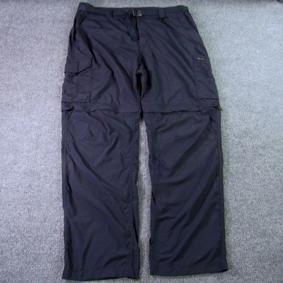 Columbia Silver Ridge Pants Mens 40x32 PFG Convertible Hiking Omni Shade Zip Off