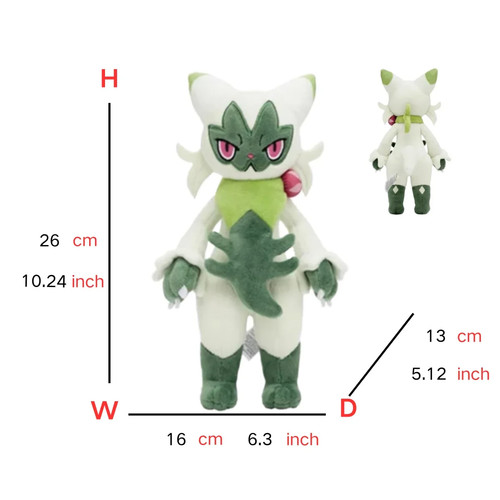 Floragato Sprigatito Meowscarada Peluche Anime Figura Modelo Regalo para Niños - Imagen 12 de 27