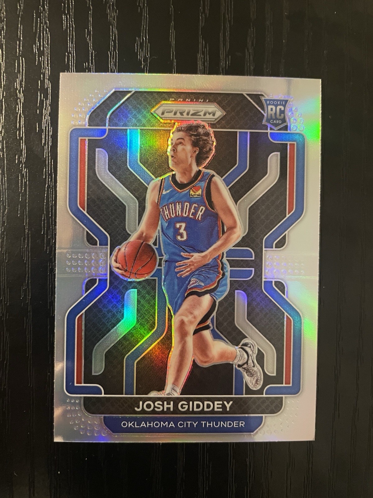 2021-22 Prizm Josh Giddey RC Silver Rookie #301 Thunder