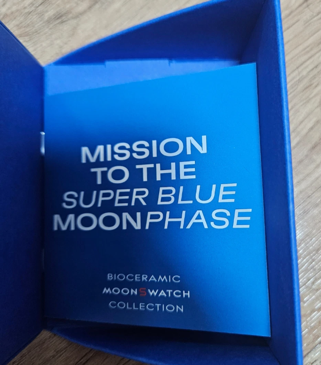 Swatch x Omega Bioceramic Moonswatch Mission To Super Blue