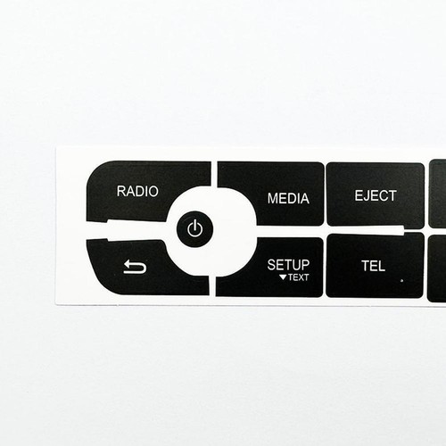 For Renault Megane/ Master/ Scenic III Radio Audio Button Stickers. F1U7 丨UK - Picture 6 of 9