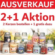 2+1 Yankee Candle 623g Duftkerze großes Glas, Village, Classic, Country, Kringle