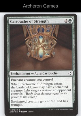Cartouche of Strength 158/269 C MTG Card The List Reprints