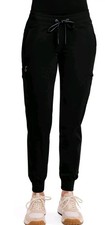 Healing Hands Scrubs Women's Toby Jogger Pant SZ L Tall 9244T BLACK NWT