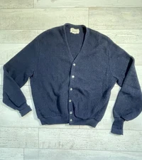 Vintage 60s/70s Arnold Palmer Robert Bruce Cardigan Wool/Alpaca size Large