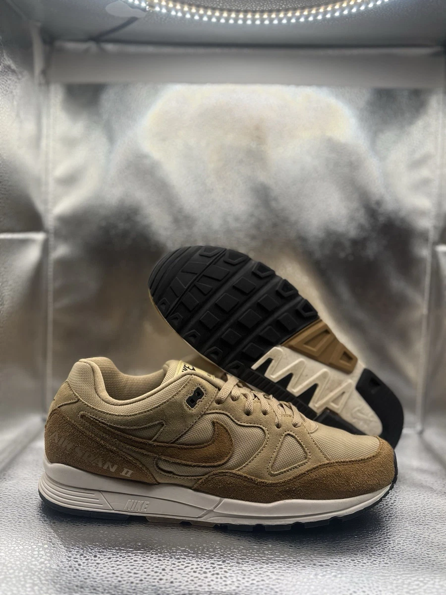 Nike Air Span II SE Beige Gold Mens 8.5 Womens 10 Sneakers Nike Air Span II SE SU19 Desert Ore Beige Brown White Shoes  main image 3