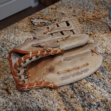 Mizuno MT550 Professional Model "Crest" Leather Baseball Glove Brown