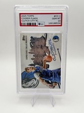 2025 Topps Cooper Flagg Clutch City Rookie RC Graded GGC Gem Mint 10