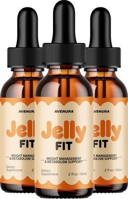 (3 Pack) Jelly Fit Liquid Drops   JellyFit Natural Blend Advanced Formula Drops
