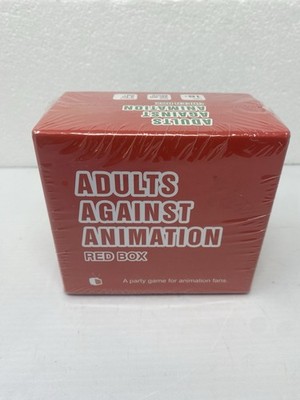 Adults Against Animation-Red Box-Sealed-Hard To Find-Rick & Morty, South Park