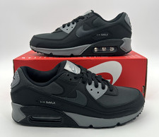 Nike Mens - Nike Air Max 90 Black Anthracite Cool Grey