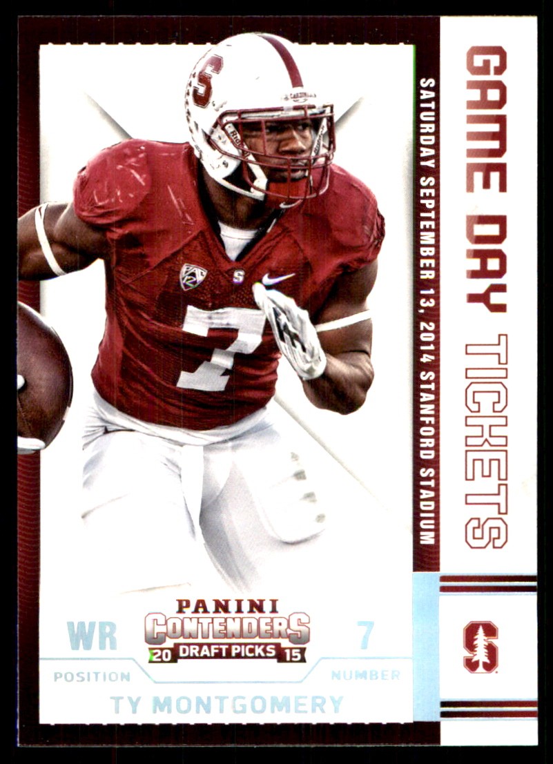 Ty Montgomery Panini Prizm Collegiate Draft Picks Team Trademarks #48 Base