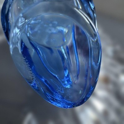 Baccarat Blue Glass Animal Object Owl | eBay