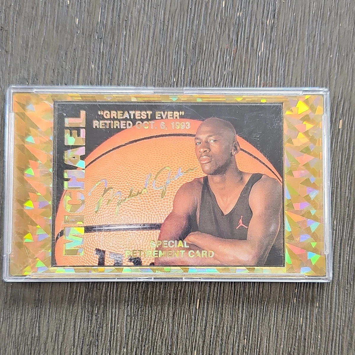 Michael Jordan Retirement Card for sale | eBay
