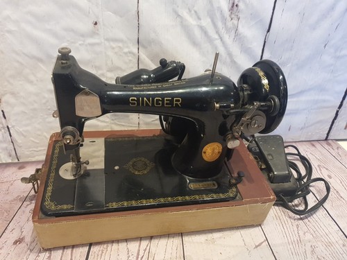 ORIGINAL 1949 Singer 128K Sewing Machine EF166353 - MADE IN SCOTLAND - 第 1/23 張圖片