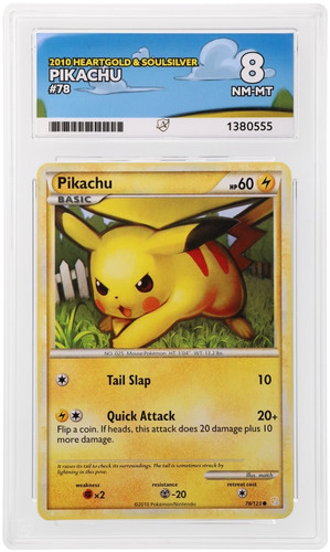 Pikachu graded ACE 8 for sale on eBay