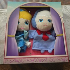 Hallmark Disney Cinderella Fairy Godmother Princess Puppet Theater Kit Plush NIB