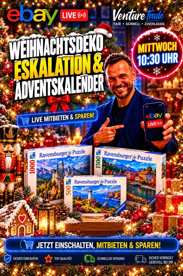 Xmas Shopping Eskalation! 5 Sek Auktionen!