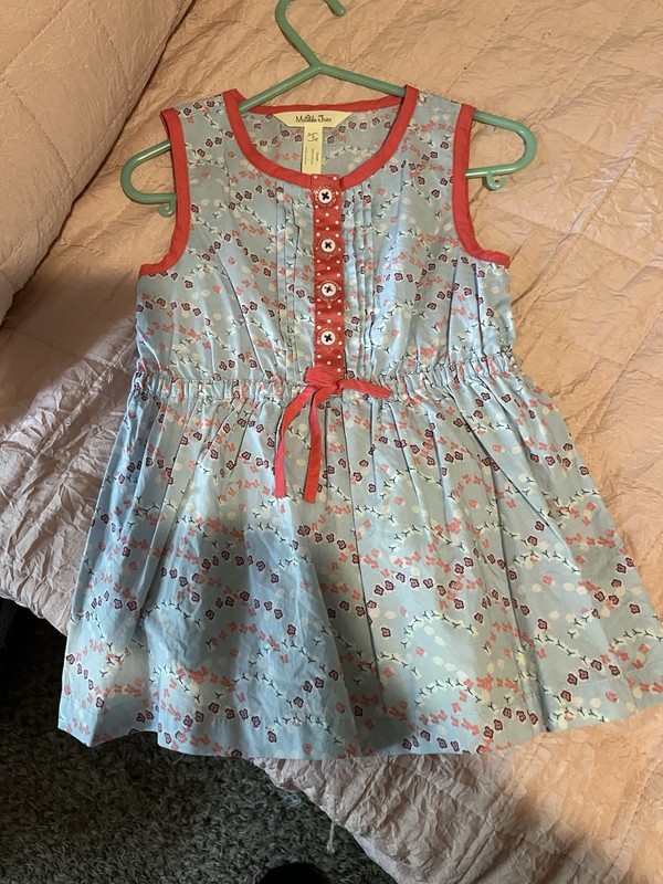 Matilda Jane Girls Size 4 Sleeveless Tunic Top