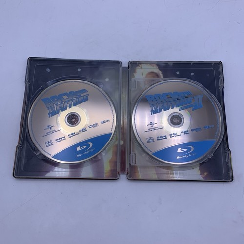 Back To The Future 30th Anniversary Trilogy Blu-Ray 4 Disc Steelbook Limited Ed. - Picture 4 of 5