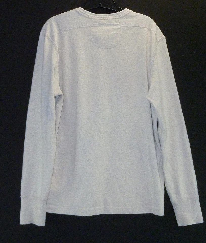 Polo Ralph Lauren Algodón Alpaca Pullover Camisa Henley Beige Crema Para Hombre Talla L” Foto 2 de 3