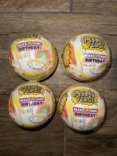 Lot of 4 MGA Mini Verse Make It Mini Birthday Series 1 Mystery/Blind Capsule NEW