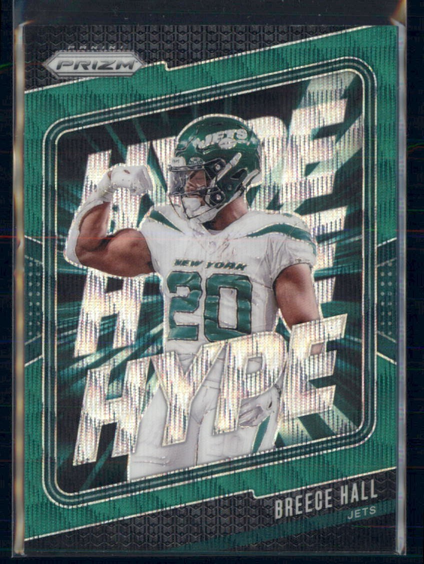 2024 Panini Prizm - Breece Hall Hype Green Wave #11