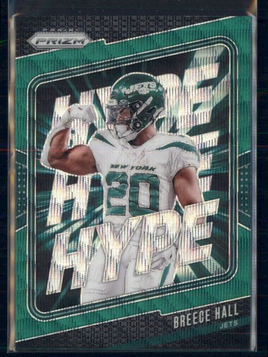 Breece Hall [Green] #11 2024 Panini Prizm Hype card