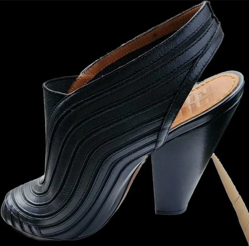 Zapatos Givenchy para mujer talla 38 tacones con cordones patrón ondulado diseñador Foto 3 de 4