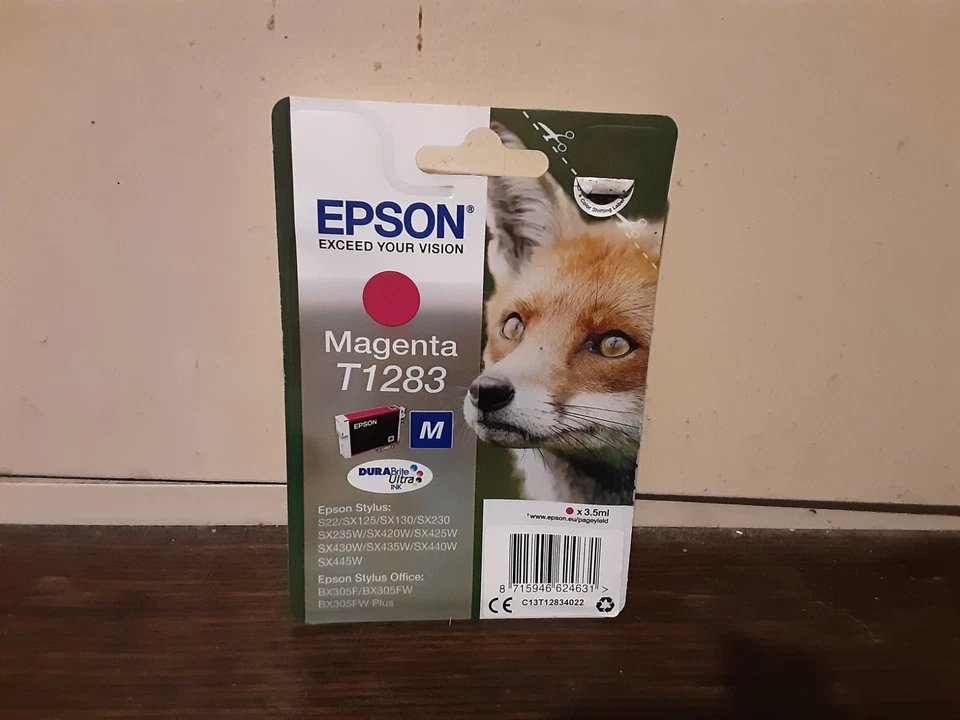 Epson Magenta T 1283  Cartouche d'encre  neuve  sous blister. - Photo 1/1