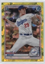 2020 Bowman Chrome Draft Sapphire Yellow 78/99 Clayton Beeter #BD-30 0mw5