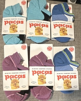 Pacas Alpaca Women s Low Cut Performance no show Socks  M/L 6 pack 