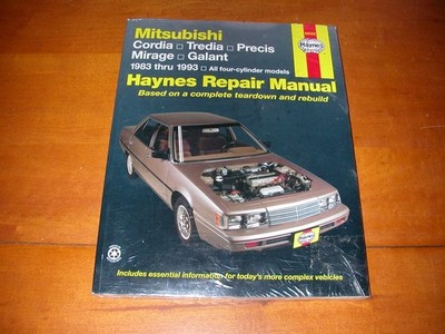1983 1993 MITSUBISHI MIRAGE GALANT HAYNES SERVICE REPAIR MANUAL NEW UNOPENED