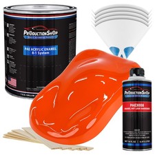 Productionshop High Gloss Hugger Orange Acrylic Enamel Gallon Kit Auto Paint Productionshop High Gloss Hugger Orange Acrylic Enamel Gallon Kit Auto Paint