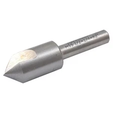 Hhip 1/2" Single Flute 82 Degree High Speed Steel Countersink 2001-0500 Hhip