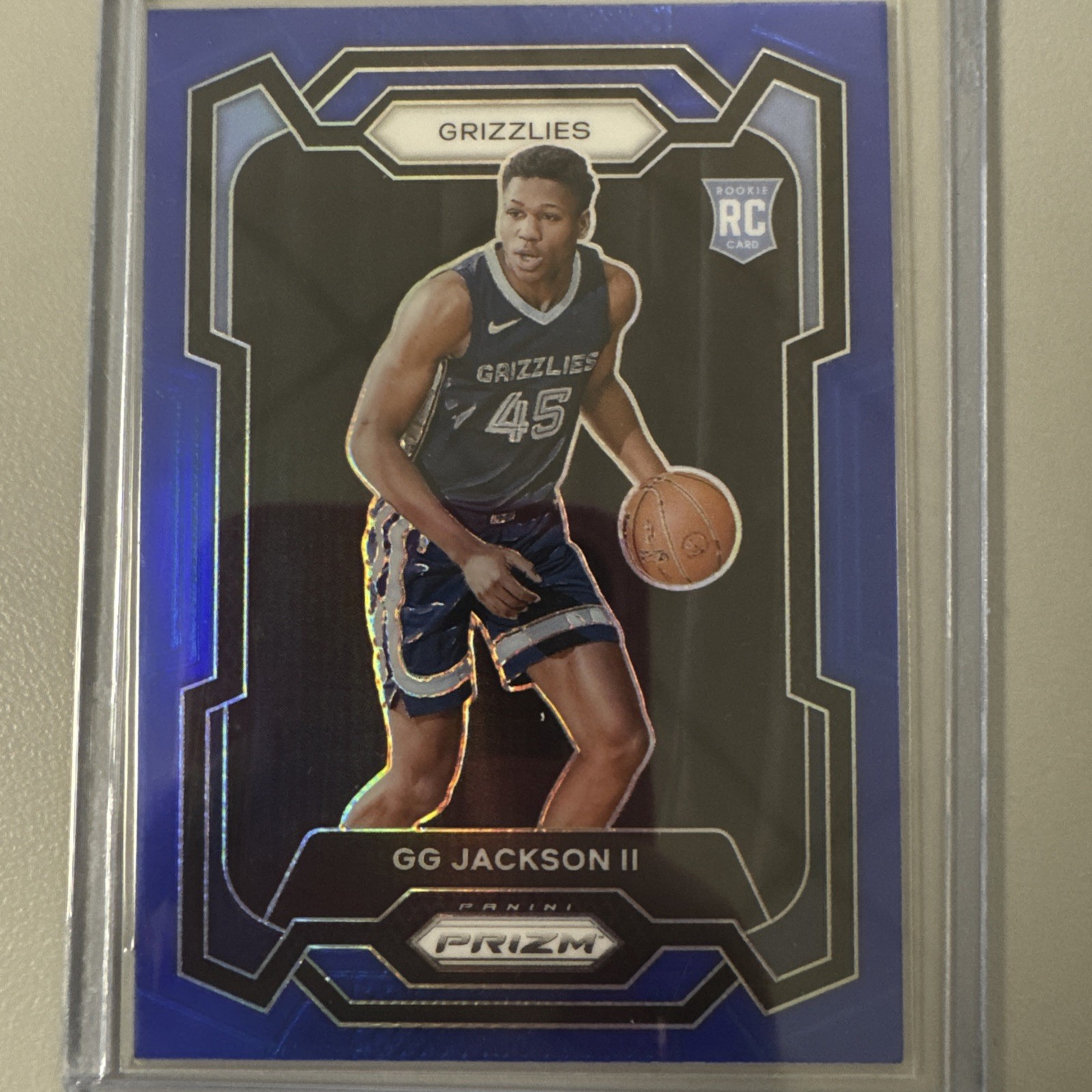 GG JACKSON II 2023-24 PANINI PRIZM #179 ROOKIE BLUE Colormatch 49/199 GRIZZLIES