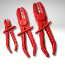 3pcs Fuel Water Brake Line Pipe Pinch Off Pliers Flexible Hose Clamp Pliers Set