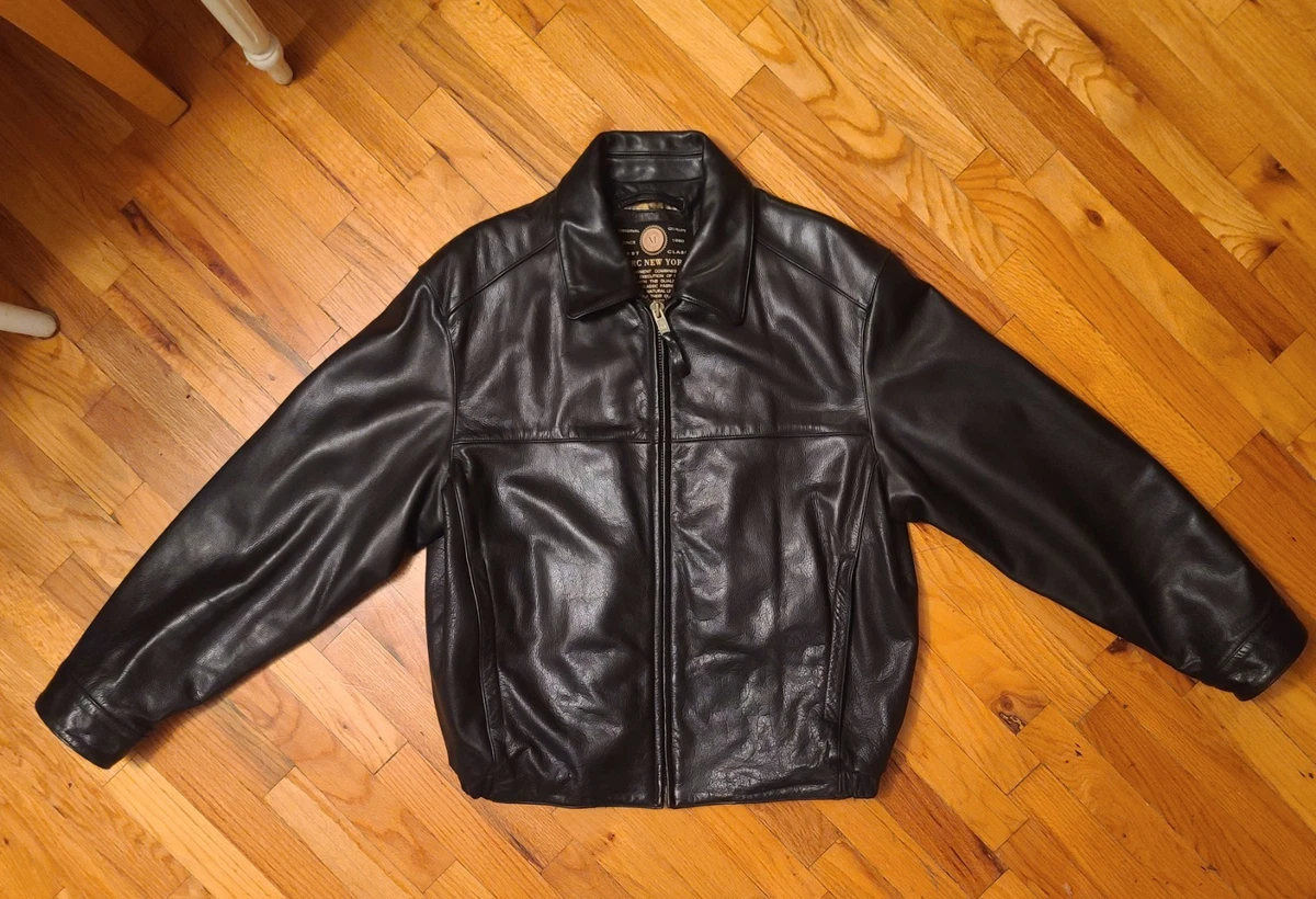 Marc New York Leather Outer Shell Black Coats, Jackets & Vests for