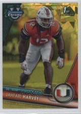 2023 Bowman U Chrome Sapphire Edition Yellow 37/75 Jahfari Harvey #25 0x1