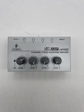 Behringer MicroAmp HA400 4-Channel Stereo Headphone Amplifier - NO POWER ADAPTER