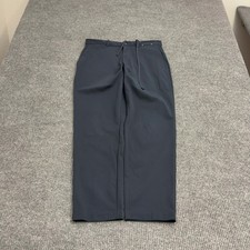 Uniqlo Pants Mens M Navy Blue Polyester Drawstring Performance Casual Gorpcore