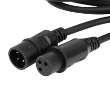 1PCS 1m/39.3.7in 3 Pin DMX Signal Cable For Stage Light DMX512 XLR Connection