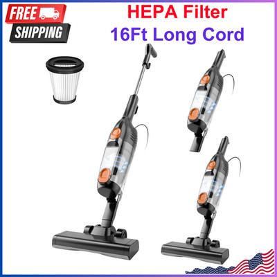 R6X Corded Stick Vacuum Cleaners for Home, 20Kpa Powerful Suction Stick Vacuum