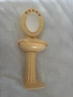 Barbie MAGICAL MANSION Bathroom Light Up Vanity Untested Damaged