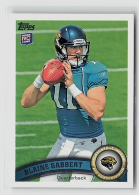 Blaine Gabbert #160 2011 Topps Rookie Rc Jaguars
