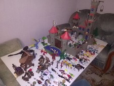 Playmobil XL 3268 Löwenritterburg mit Erweiterungen Top Zustand