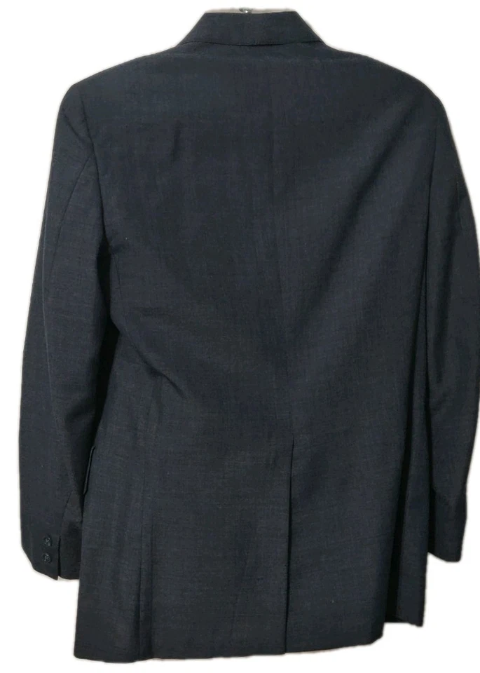 Brooks Brothers 346 Gray 2-Piece Suit 42R Jacket 34x29 Pants 2-Button Notch - Image 4 of 4